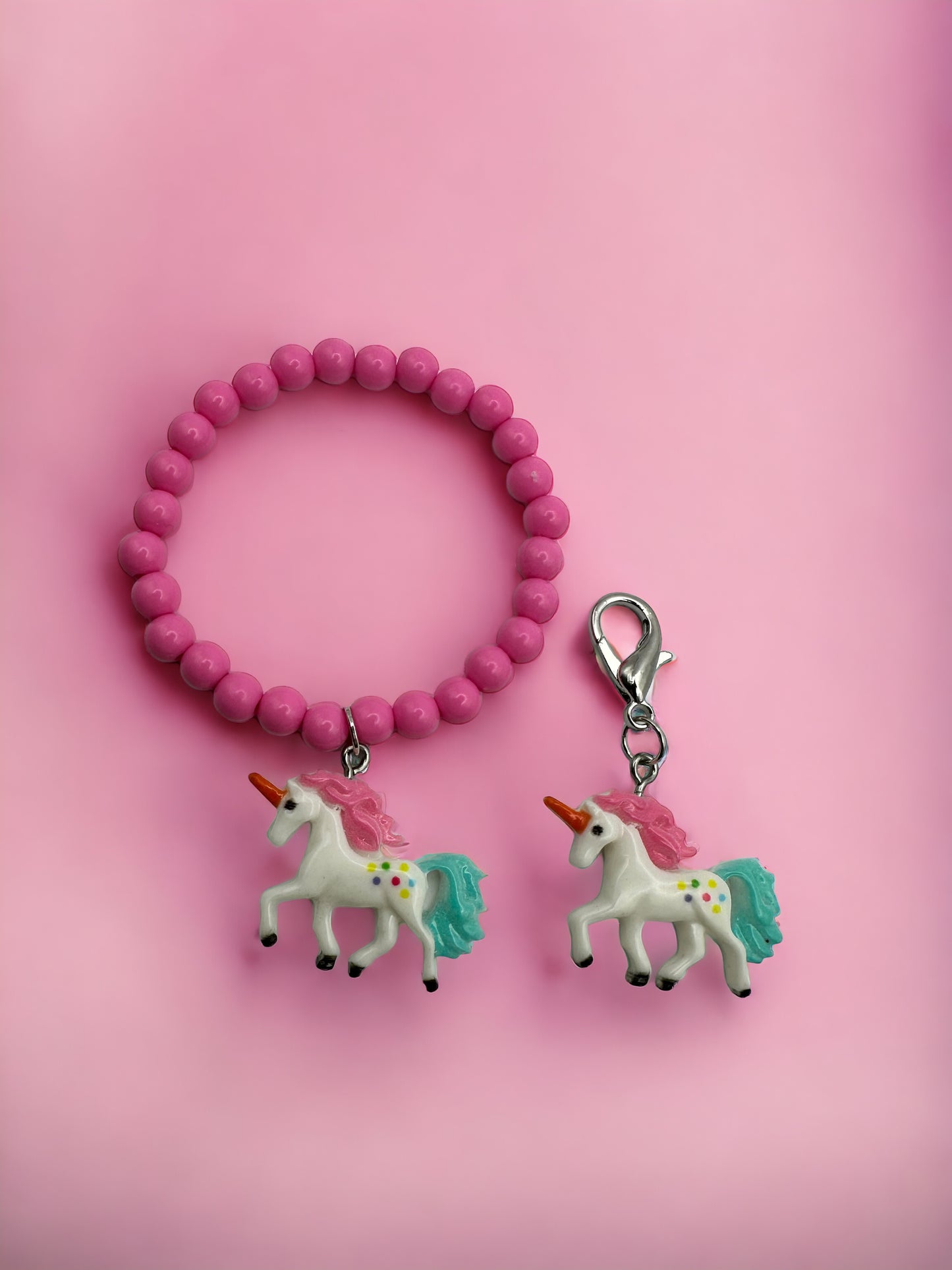 Pink Unicorn Kids Bracelet