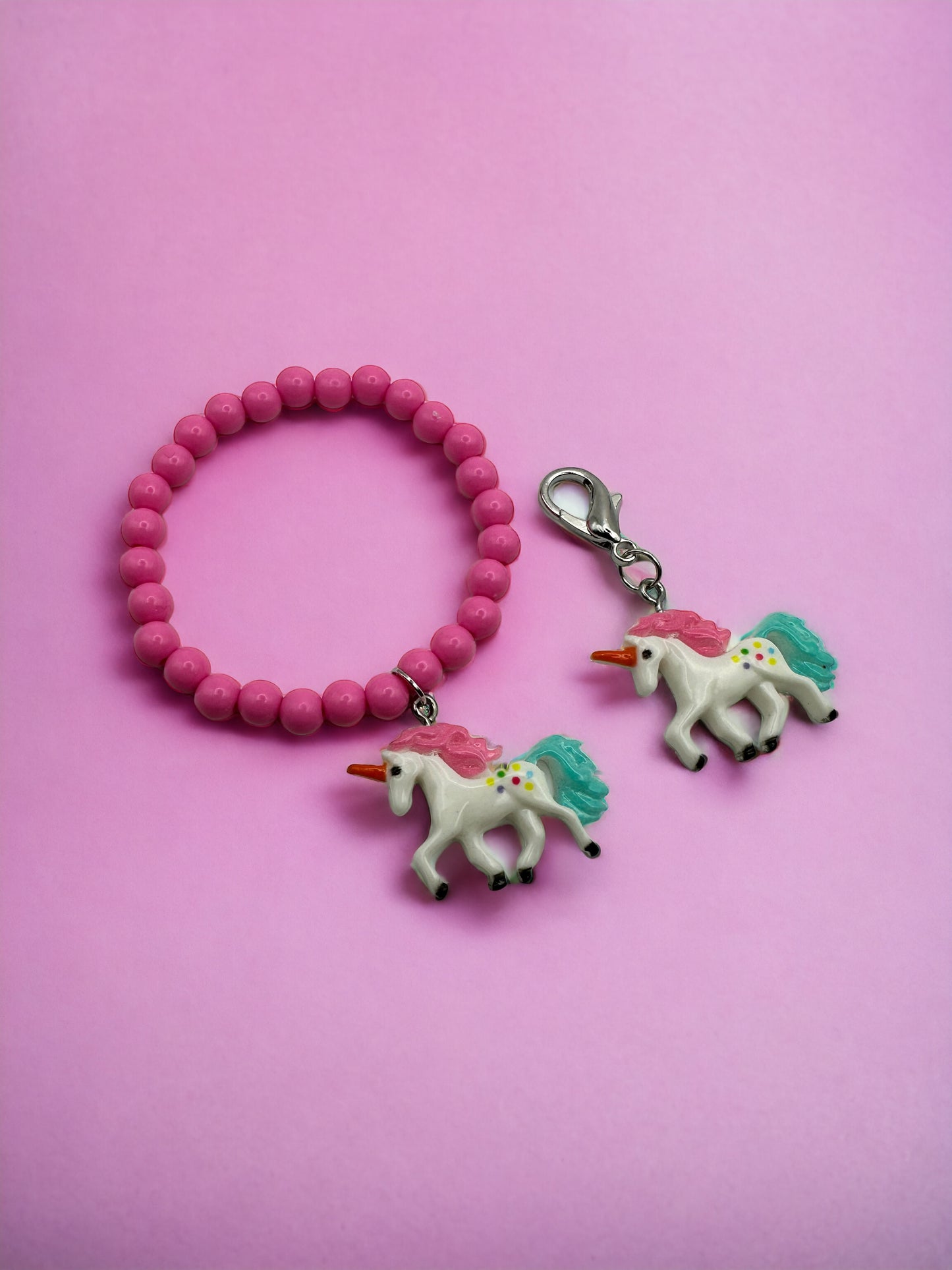 Pink Unicorn Kids Bracelet